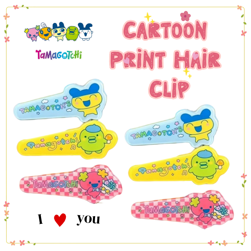 Hair Clips - 새로운 타마고치 마메치 쿠치패치 캐릭터 프린트