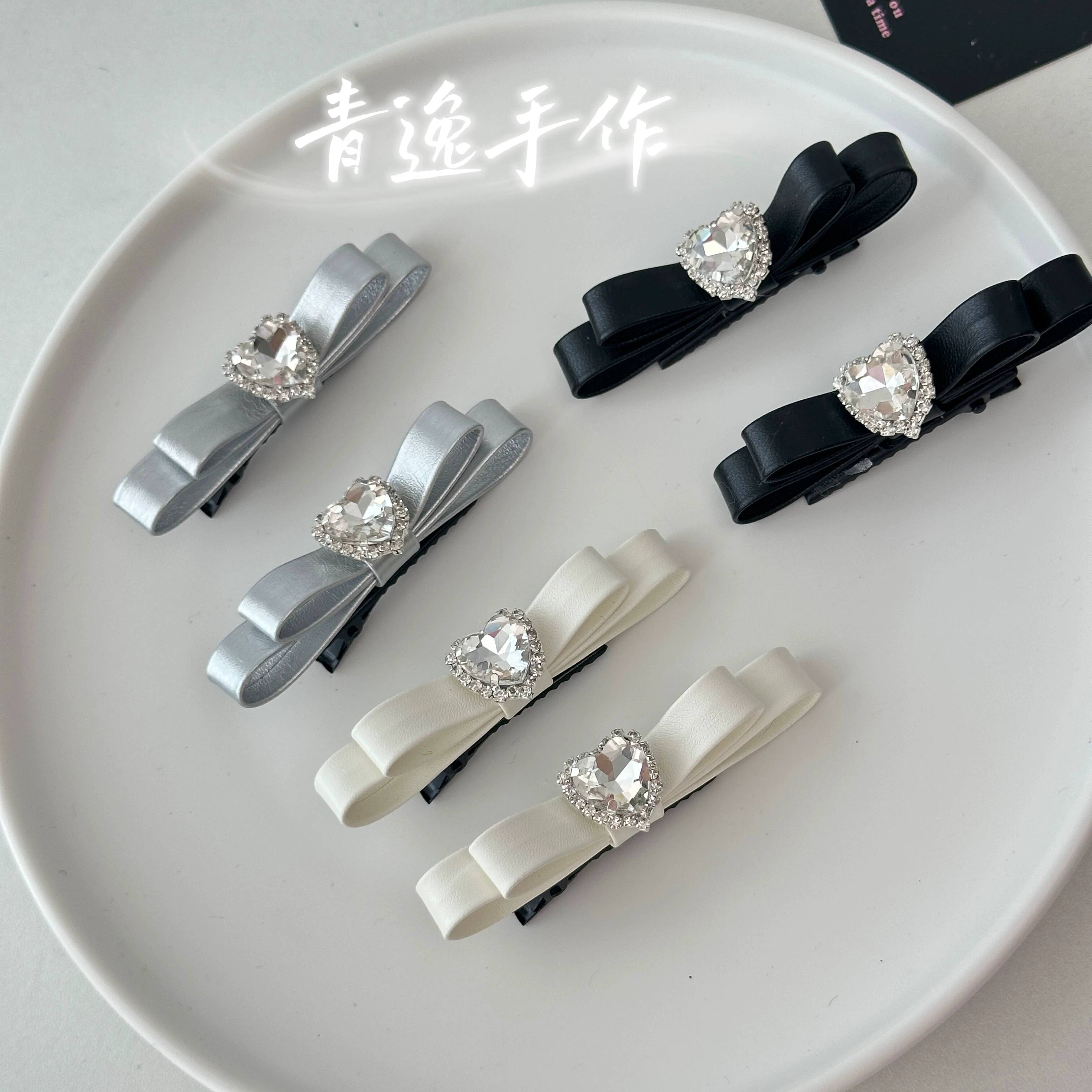 Hair Clips - 랜드마인 스타일 레이스 스타일 하트 모양의
