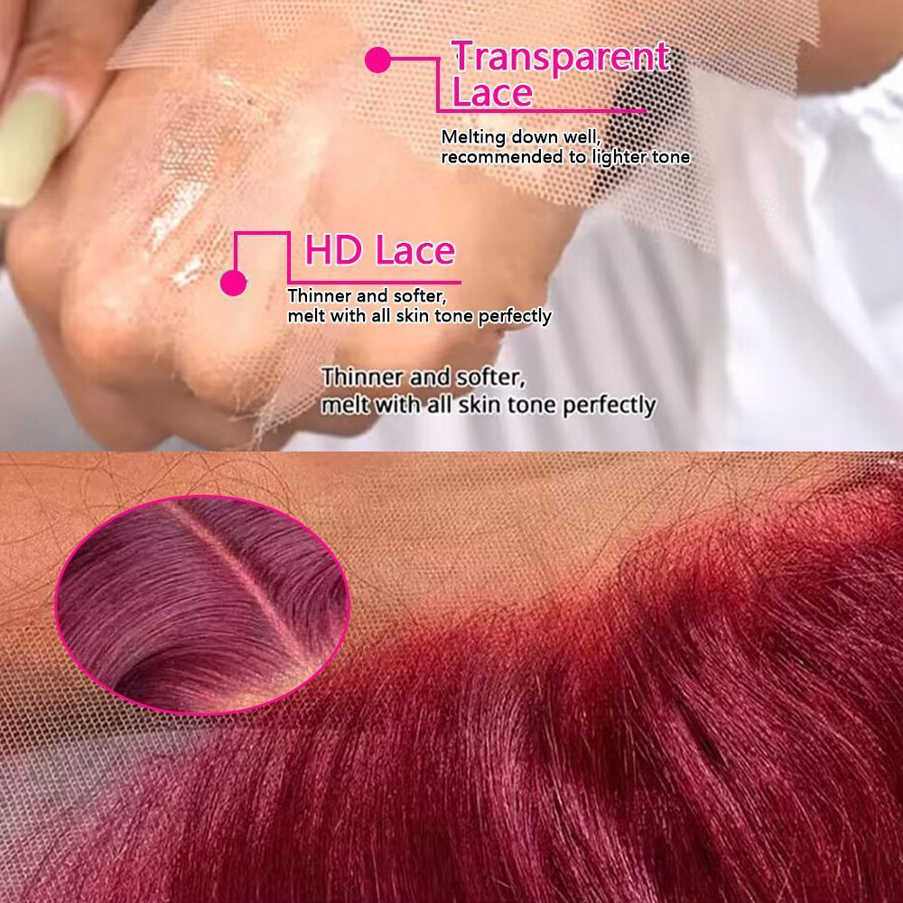 Hd Lace Frontal Wig Human Hair Pre Plucked - HD 레이스 프런트 인모 가발, 스트레이트