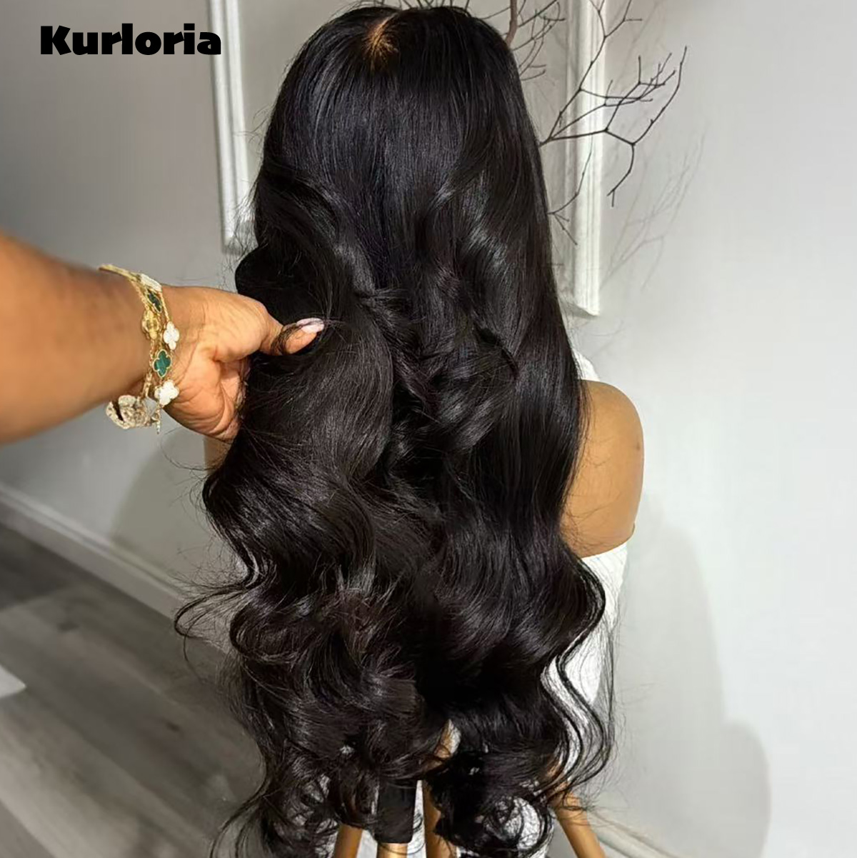 100% 천연 인모, 자연스러운 검은색, 탄력 있는 웨 - Glueless Wear And Go Human Hair Wig 리뷰 및 가격