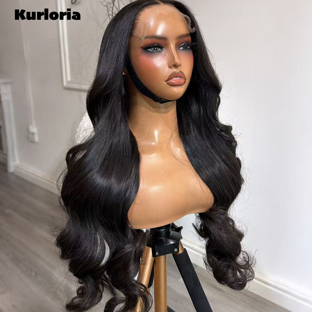 100% 천연 인모, 자연스러운 검은색, 탄력 있는 웨 - Glueless Wear And Go Human Hair Wig 리뷰 및 가격