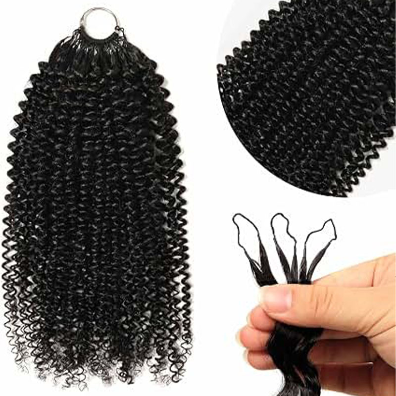 제리 컬리 천연 흑발 크로셰 헤어, 기계 제작, 미라클 - Hair Bundles 리뷰 및 가격