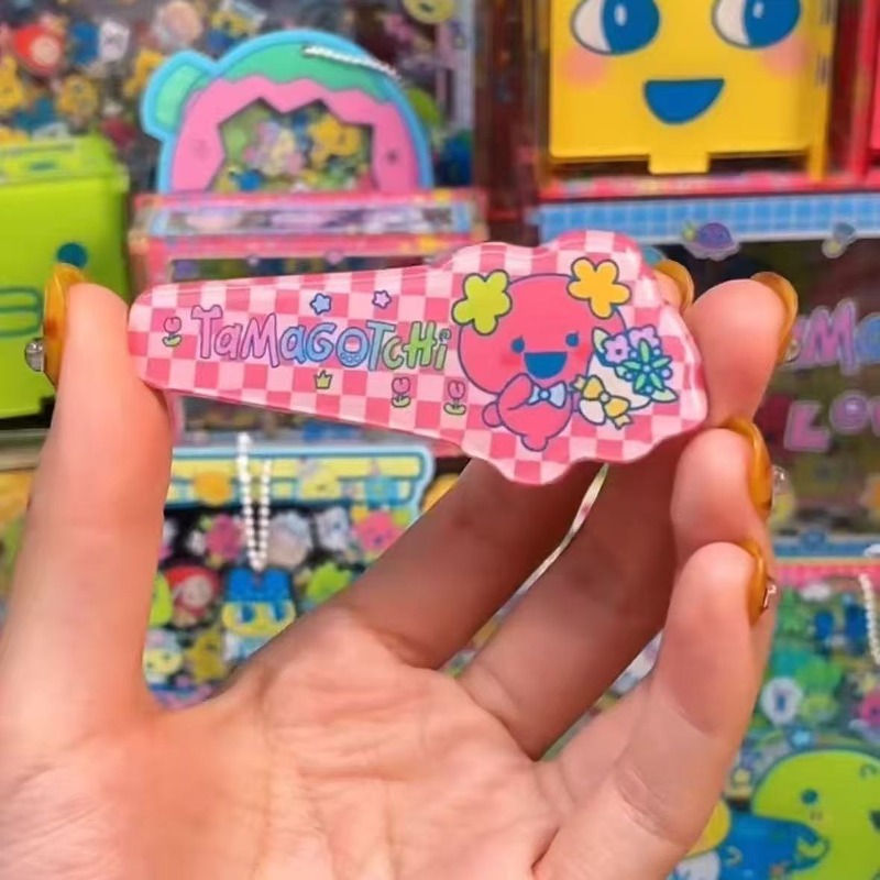 새로운 타마고치 마메치 쿠치패치 캐릭터 프린트 헤어핀, - Hair Clips 리뷰 및 가격