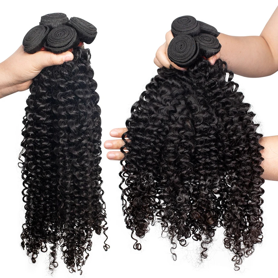 브라질산 버진 헤어 딥 웨이브 딥 컬리 웨이브 번들 퀵 - Deep Wave 3 Bundles With Closure 리뷰 및 가격